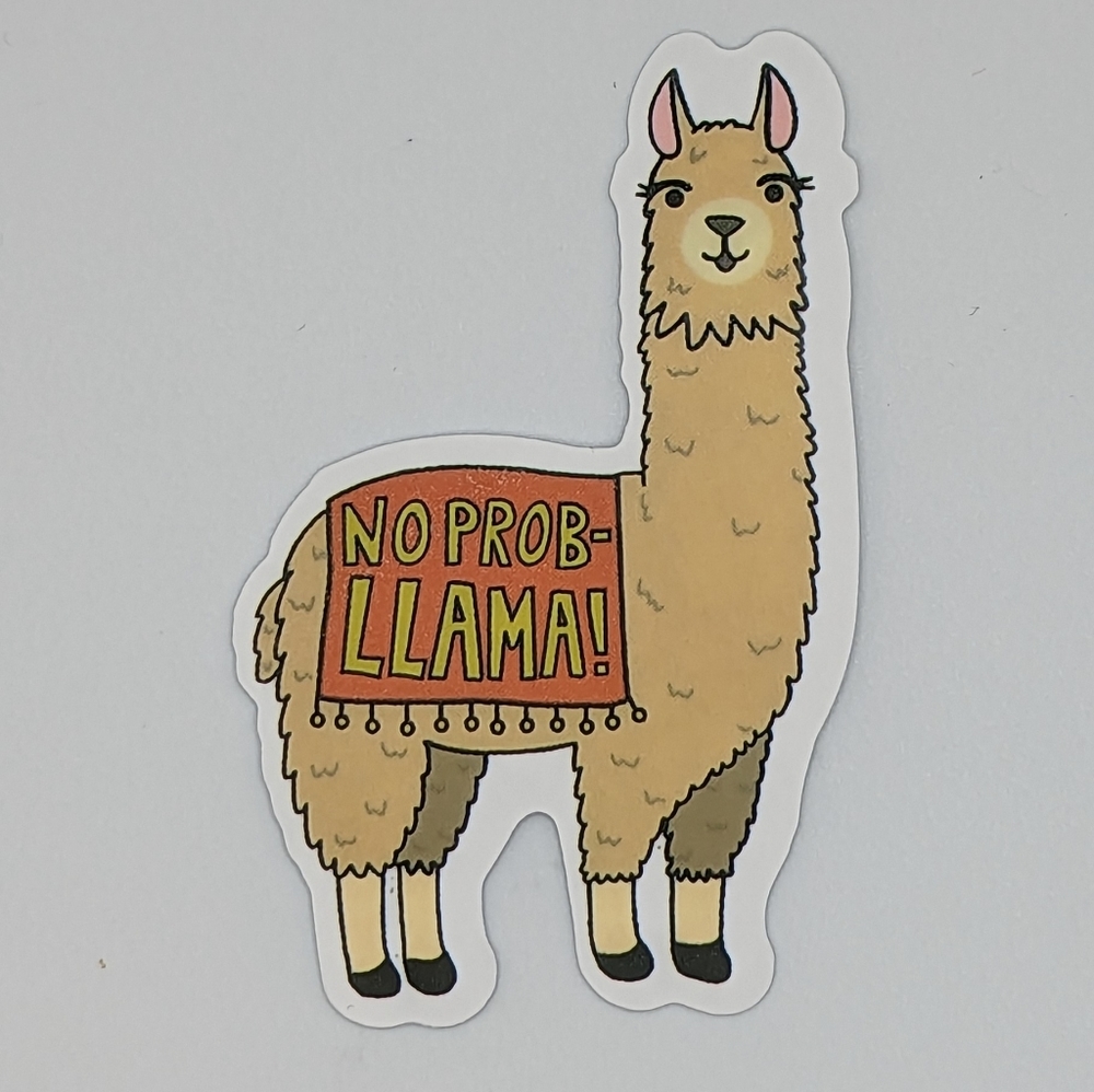 No Prob Llama Sticker
